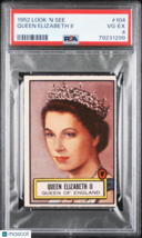 1952 Look &#39;N See Queen Elizabeth II #104 PSA 4 - £334.31 GBP