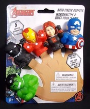 Marvel AVENGERS vinyl finger Puppets New - £11.08 GBP