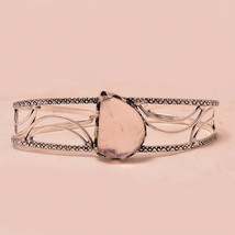 Rose Quartz Gemstone Ethnic Christmas Gift Jewelry Bangle Adjustable SA 62 - $4.99