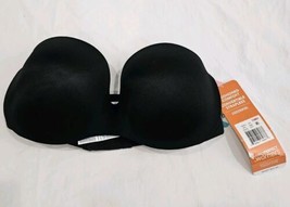 Cushioned Comfort Convertible Strapless Underwire Bra Black Size 34D Tag... - £5.74 GBP