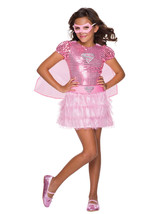 Rubies Costume Dc Superheroes Supergirl Pink Sequin Child Costume, Toddler - £96.02 GBP