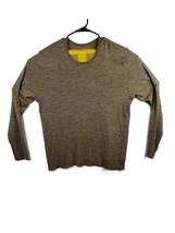 Lululemon XXL Long Sleeve Get Outside Get Sweaty Athletic Shirt Gold Yellow - £23.69 GBP