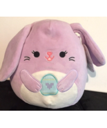 Squishmallows plush &quot;Bubbles&quot; purple bunny New with tags, tag is bent se... - £10.83 GBP