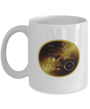 Coffee Mug Funny NASA Voyager Golden Record  - £12.00 GBP
