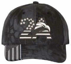 2nd Amendment Embroidered Adjustable Hat 2A Eagle Version - Various Hat Choices - £17.29 GBP