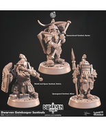 3D Printed Cast n Play Dwarven Gatekeeper Sentinels Dwarven Legacy Set 2... - $157.12 MXN+