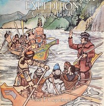 1983 Lewis &amp; Clark Expedition Vintage 1st Edition Dover Coloring Book - £15.01 GBP