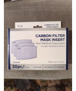 ICU Health Carbon Filter Face Mask Insert  5 Layers- 30ct - £7.61 GBP