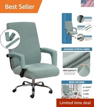 Sage Stretchable Jacquard Chair Covers for Home Office &amp; Gaming - Large ... - $756.61 MXN