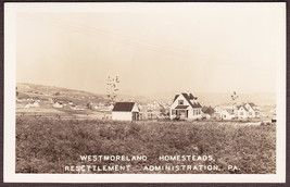 Westmoreland Homesteads Resettlement Administration, PA Panoramic RPPC - $19.75