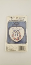 New Berlin Co Cross Stitch Ornament Kit - Welcome Friends in Blue Heart - 30431 - $7.00