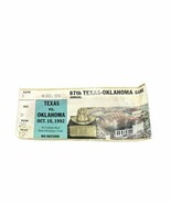 1992 Oklahoma Sooners Texas Longhorns Football Ticket Stub Cotton Bowl D... - $18.00