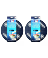 2pk MLB Seattle Mariners Baseball Official Merch 9&quot; Container Silicone Lids - £16.10 GBP