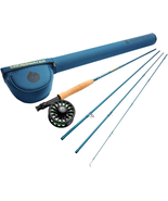 Crosswater 4-Piece Fly Rod Combo w/ Reel, Rio Fly Line &amp; Zippered Travel... - $311.44
