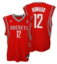 Adidas Men&#39;s Houston Rockets Dwight Howard #12 V-Neck Sleeveless Jersey, Red, XL - £33.22 GBP