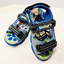 Nicelodeon Boys Toddler Size 9 Paw Patrol Pawsome Sandals Adjustable Ankle Heel - £15.69 GBP