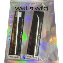 Wet N Wild Precision Duo Kit Brow &amp; Lash Comb, Bent Liner Brush Essentia... - $12.84