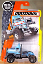 2015 Matchbox MBX Construction 54/125 TORQUE TITAN Blue w/Chrome Ringed 8 Spokes - £7.47 GBP