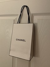 One Chanel Classic White Paper Gift/Shopping Bag w/Logo 6&quot;X9&quot;X2.5&quot; New A... - £6.91 GBP