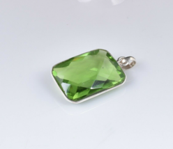 925Sterling Silver Handmade Gems Peridot Ethnic woman Party Gift Pendant PS-2608 - £55.38 GBP