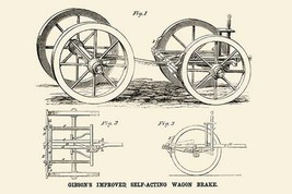 Gibson's Improved Self-Acting Wagon Brake - Art Print - £17.68 GBP+
