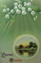 Easter Postcard John Winsch Lake Sunset Lilly Series 2418 Vintage 1912 Original - £16.06 GBP