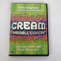 Cream - Farewell Concert (DVD, 1999) Eric Clapton 48 Min. 1968 Look - £7.86 GBP