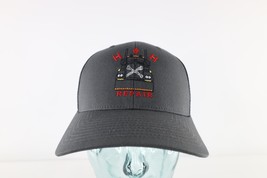 Vintage H&amp;H Repair Trucking Spell Out Mesh Snapback Hat Cap Gray Adjustable - $19.75