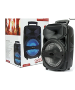 Portable 1000W PA Bluetooth Speaker LED Light with FM Radio/USB/SD Slot/... - $68.53 CAD