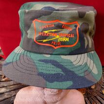 90s Operation Desert Storm Camo Military Patrol Cap Snapback Hat Florida... - $24.75