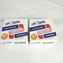 (2) Hy-Tape Original Tape Zinc Oxide, 1&#39;&#39; x 5 yds  Waterproof Pink 2 Rol... - $11.75