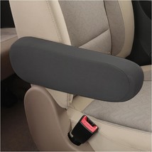 2 PCS Car Front Seat Armrest Covers Elastic Fabric Auto Seat Armrest Protectors  - £10.45 GBP