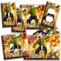 Incredible Hulk Light Switch Outlet Wall Plates Kids Comics Game Room Art Decor - £8.96 GBP+