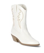 No Boundaries White Women Western Side Zipper Calf Boots~SZ 6 - $23.36