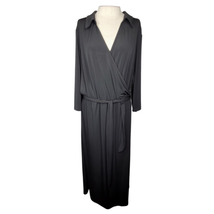 Black Faux Wrap Dress Size 2X - £27.78 GBP