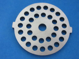 Size #5 Meat Grinder plate WITH TABS....... w/ 3/16" (5mm) BURGER holes - $13.48