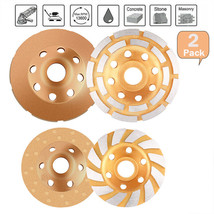4&quot; &amp; 4.5&#39;&#39; Diamond Segment Grinding Wheel Disc Grinder Cup Concrete Ston... - $52.99