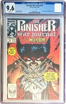 Punisher War Journal #6 CGC 9.6 white pages 1989 Wolverine, Jim Lee cover - £75.93 GBP