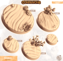 3D Printed Cast n Play Desert Bases Companion&#39;s Bases - Master Pack Companions - £11.12 GBP