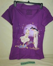 Disney Store Aladdin Purple T Shirt Size Women&#39;s Small - £15.45 GBP
