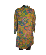 Wippette Vintage Dress 1960s Retro Psychedelic Paper Rainbow Shift Dress... - $3,560.19 MXN
