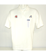 ATLANTIC SCHOONERS Vintage CFL Football Polo Shirt Size M Medium NOS NEW - £10.36 GBP