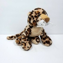 Ganz Webkinz Spotted Leopard 9&quot; Brown No Code Plush Stuffed Animal Tiger... - £14.07 GBP