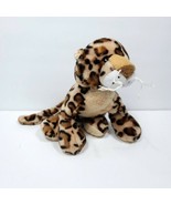 Ganz Webkinz Spotted Leopard 9&quot; Brown No Code Plush Stuffed Animal Tiger... - £14.00 GBP