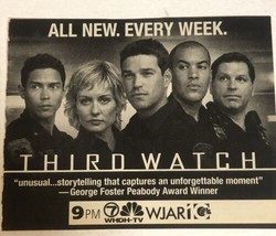 Third Watch Tv Guide Vintage Print Ad Jason Wiles Eddie Cibrian Michael Bea Tpa7 - $5.93