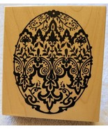 Large Ukrainian Decorated Easter Egg Rubber Stamp, PSX Designs K-1323 - NEW - £9.54 GBP
