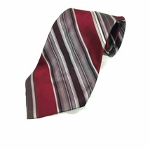 Roberto Villini Mens Tie Necktie Multicolor Stripe Handmade 100% Silk Wo... - £4.72 GBP