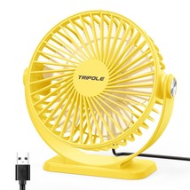 Small Desk Fan Usb Powered Portable Fan Strong Airflow 3 Speeds Mini Fan... - $25.99