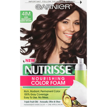 Garnier Nutrisse Nourishing Color Foam - 4IM Iced Mahogany Dark Brown - $28.04