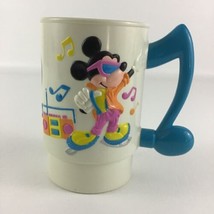 Walt Disney World On Ice Souvenir Musical Rockin Mickey Mouse Mug Cup Vintage - £14.60 GBP